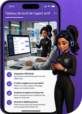 Wendie, votre agent téléphonique IA disponible 24h/7j