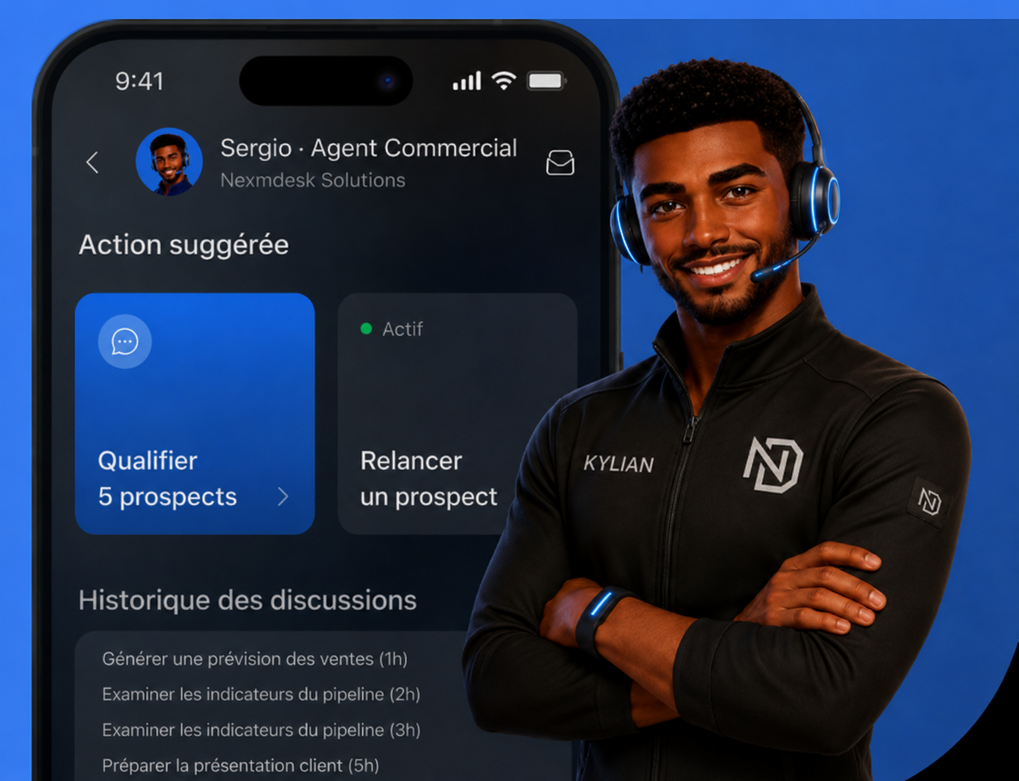 Kylian automatise vos conversations commerciales sur Facebook et Messenger.